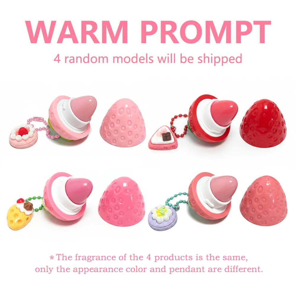 Strawberry Moisturizing Lip Balm - Nourishing Lip Treatment MS9033 Lip Care MS9033 Tidesmit