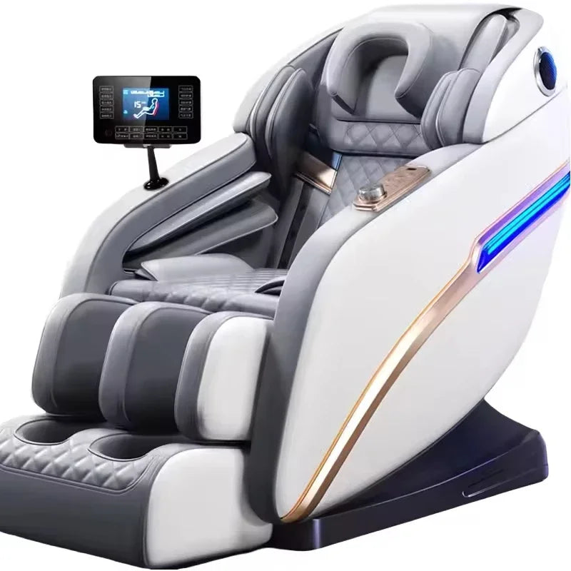 4D Zero Gravity Full Body Massage Chair - Blue | Tidesmit Massage Chairs Blue Tidesmit