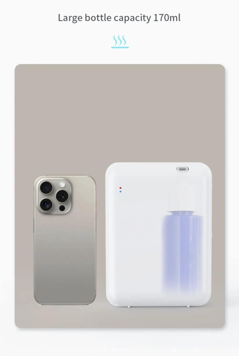 Wall Mounted Aroma Diffuser   Air Freshener Waterless Fragrance Diffuser Bluetooth Control Battery Scent Diffuser for Home