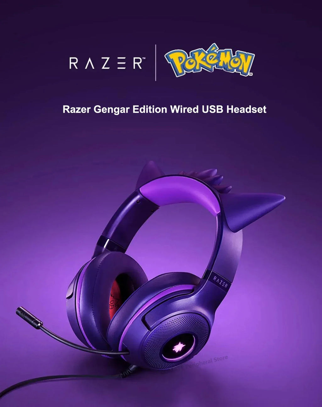 Gengar Gaming Headset Kraken V3 X USB Wired Audio | Tidesmit Tidesmit