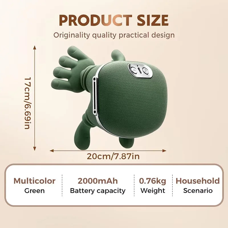 Rechargeable Neck and Shoulder Massager with Heat Therapy - Tidesmit Body Shaping Massage Equipment Tidesmit