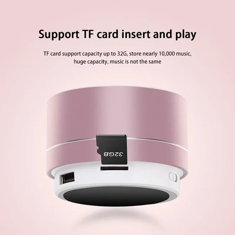 Lenovo A10 Mini Portable Speaker Bluetooth Wireless Audio Dazzling Crack LED Light Subwoofer Support TF Card USB For PC/Mobile