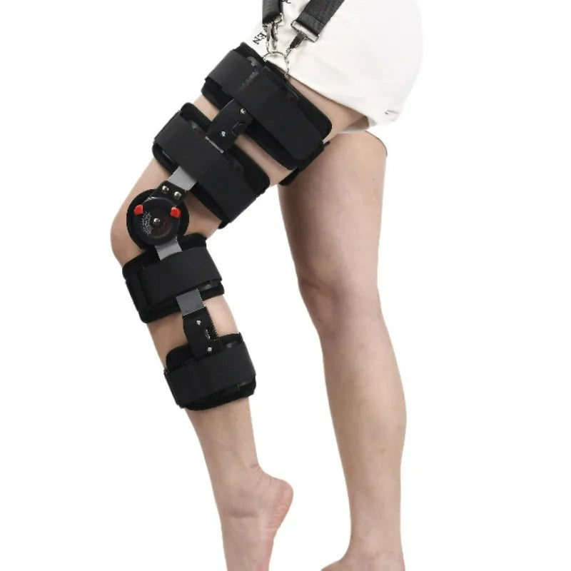 Orthopedic Support Stabilizer After Surgery Adjustable Hinged Knee Brace Knee Joint Fixation Stretcher Leg Recovery Stabilizers