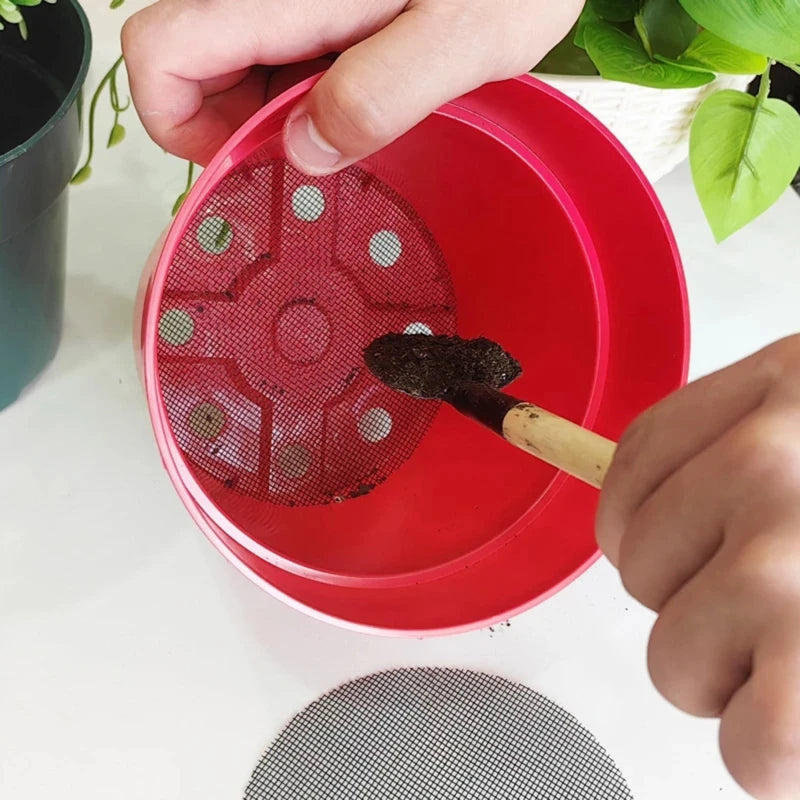Pot Hole Mesh Pad Mat Grid Round Drainage Hole Screen for Pot Bottom Prevent Soil Loss Anti Bonsai Flower Plant Gardening Tools