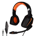 Gaming Headset with Surround Sound and Memory Foam - Black/Orange black orange Tidesmit