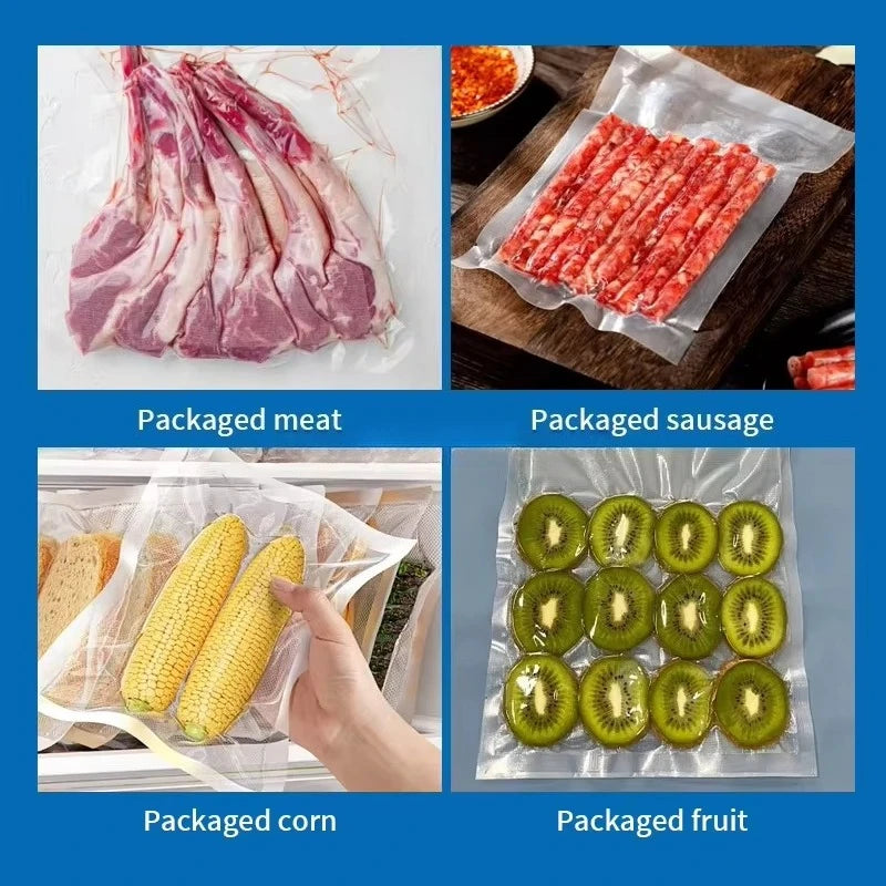 Customized Commercial Heavy Duty Electric Vacuum Packing Machine Double Chamber Semi Automatic Food Meat Fruit Vegetable Sealer