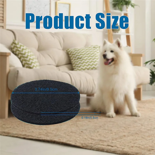 10pcs black HEPA sponge filters for Neakasa/Neabot P1 Pro pet vacuum. 9.5cm size for efficient pet hair cleaning.