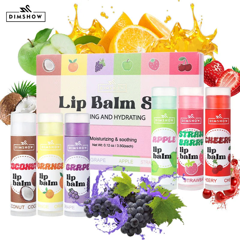 Fruit Moisturizing Lip Mask Set - Nourishing Lip Treatment for Dry Lips Lip Care Tidesmit