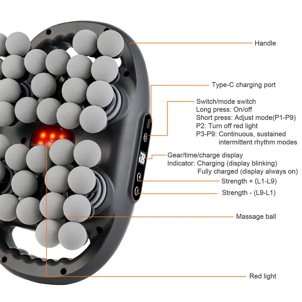 Deep Tissue Electric Massager - Professional Muscle Recovery Device Body Shaping Massage Equipment Tidesmit