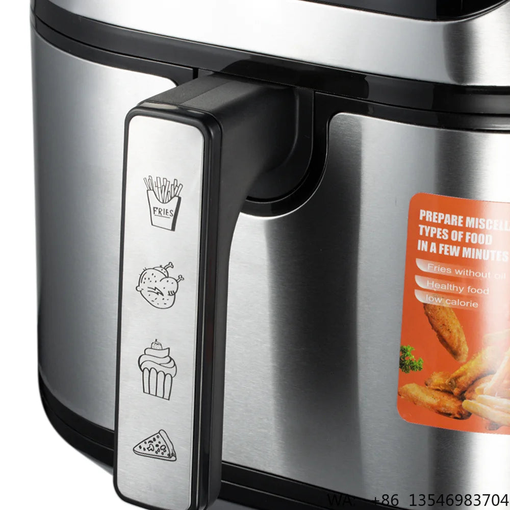 RAF Multifunctional Stainless Steel Air Fryer Touch Screen 1800w High Quality Air Fryer Machine Home Use Easy Clean