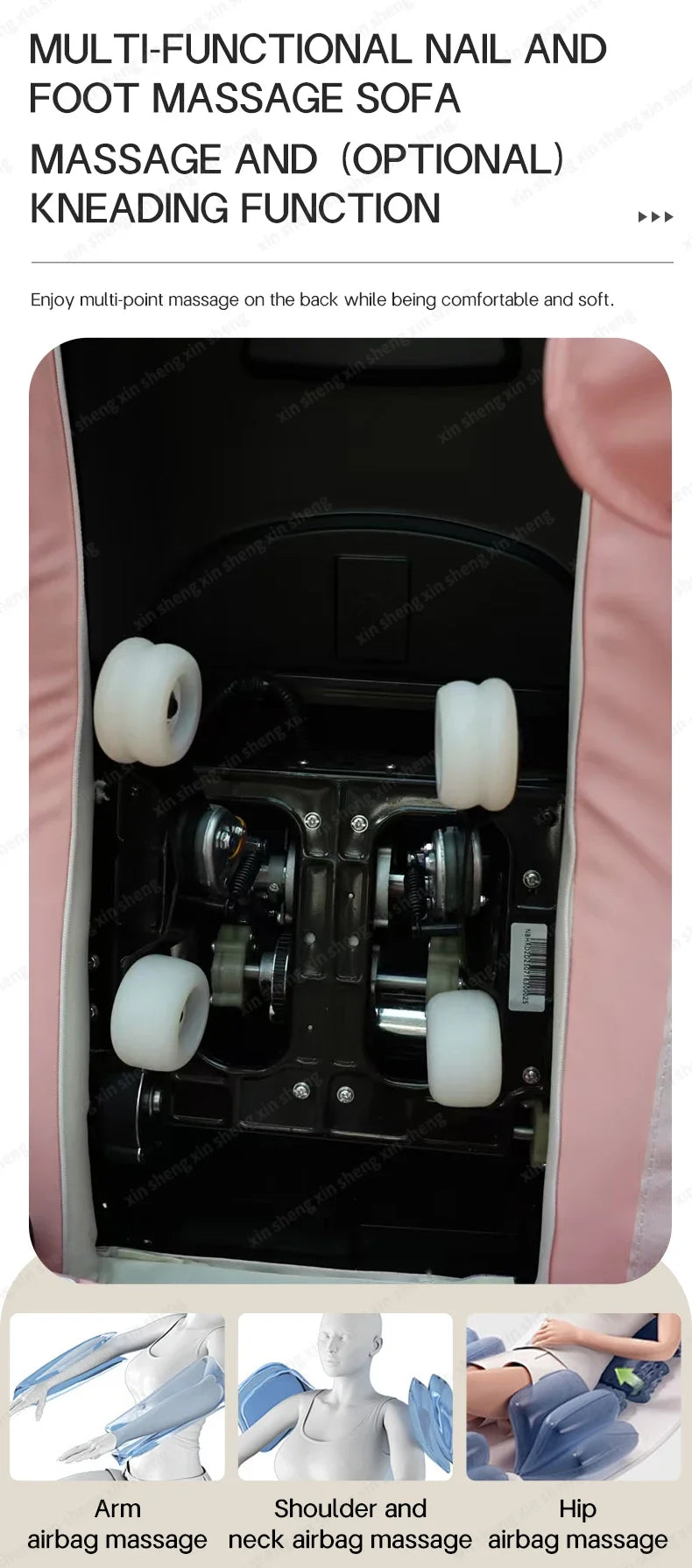 Massage Chair for Pedicure Spa - Automatic Reclining Electric Massager Massage Chairs Tidesmit