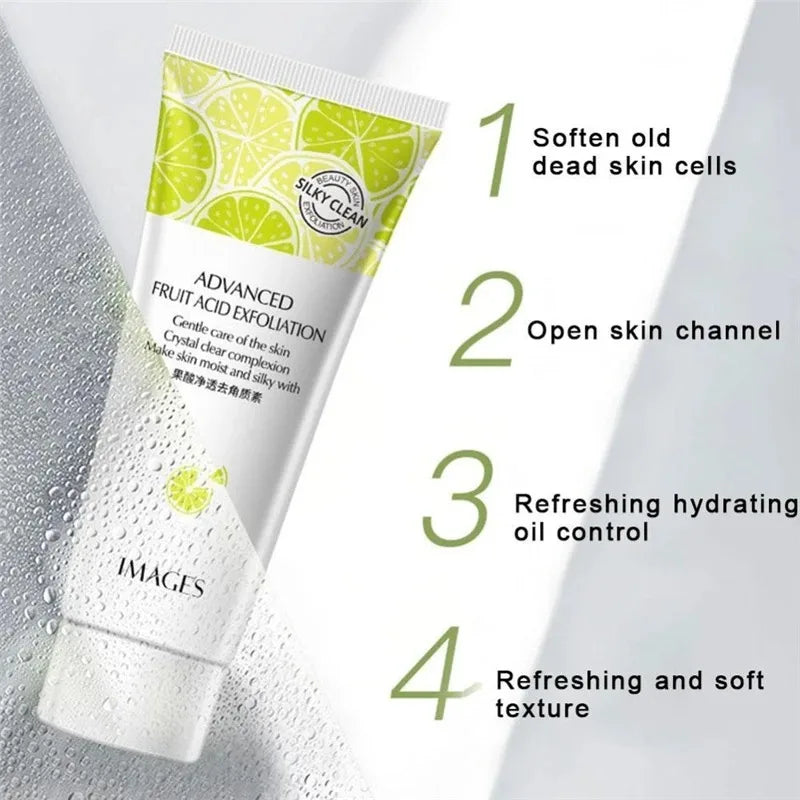 Fruit Acid Peeling Gel for Deep Pore Cleansing - Salon-Quality Skincare Scrubs Treatments Tidesmit