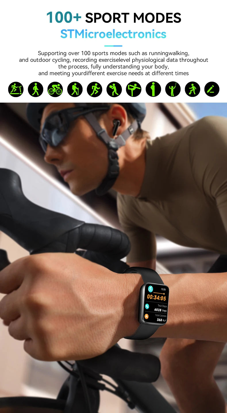 VALDUS VS13 Pro Smartwatch Woman Man Fitness Cycling Heart Rate Tracking Waterproof Voice Assistant BT Call 2026 New Smart Watch