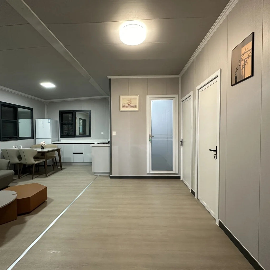Ready Ship Luxury 40 Ft 20ft Prefab Mobile Container House 2 Bedroom Steel Prefabricated Home Local Standards Villas Outdoor Use