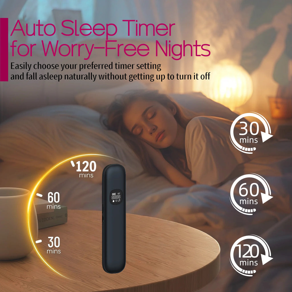 Bone Conduction Sleep Headphones Under Pillow Speaker Bluetooth 5.3 White Black Wireless Stereo Sound Headband