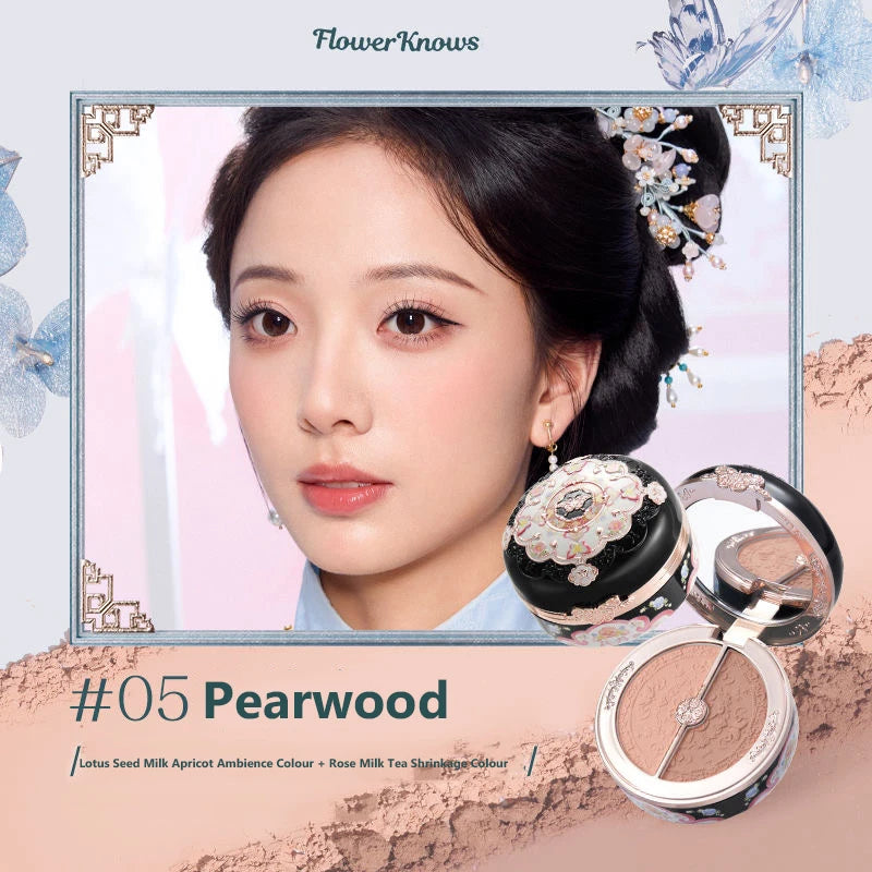 Tidesmit Flower Knows Strawberry Rococo embossed blush powder texture close-up showing smooth long-lasting pigment