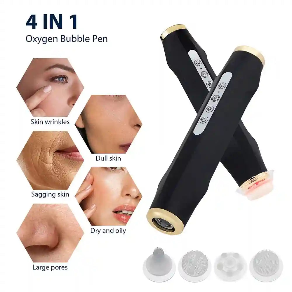 Oxygen Bubble Facial Machine for Deep Skin Cleansing | Tidesmit Eye Massage Instrument Tidesmit