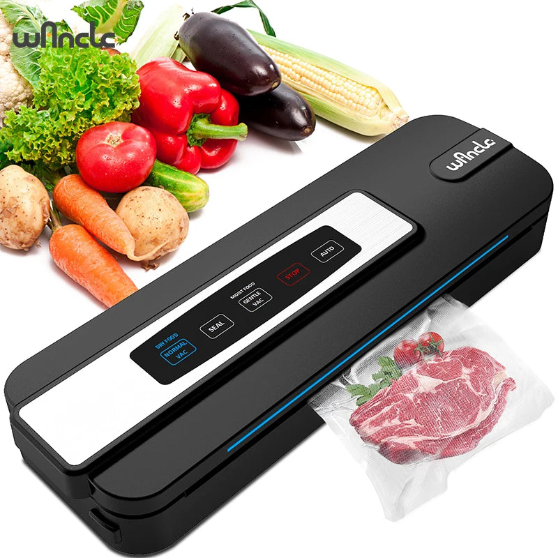 Automatic Food Vacuum Sealer with Preservation Modes Plastic Bag Sealing Machine Food Storage Vacuum Package Machine for Kitchen