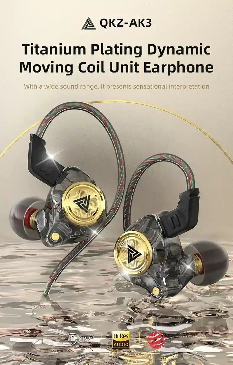 Wired Earbuds with Microphone - Noise Cancelling Bass Headset Tidesmit
