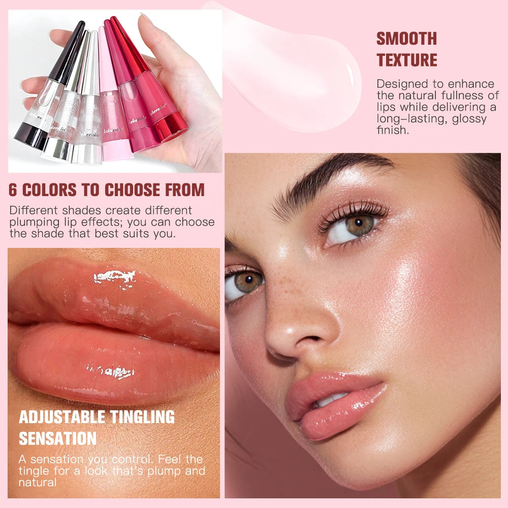 Lip Plumper Gloss - Hydrating Voluminous Finish by Tidesmit Lip Care Tidesmit