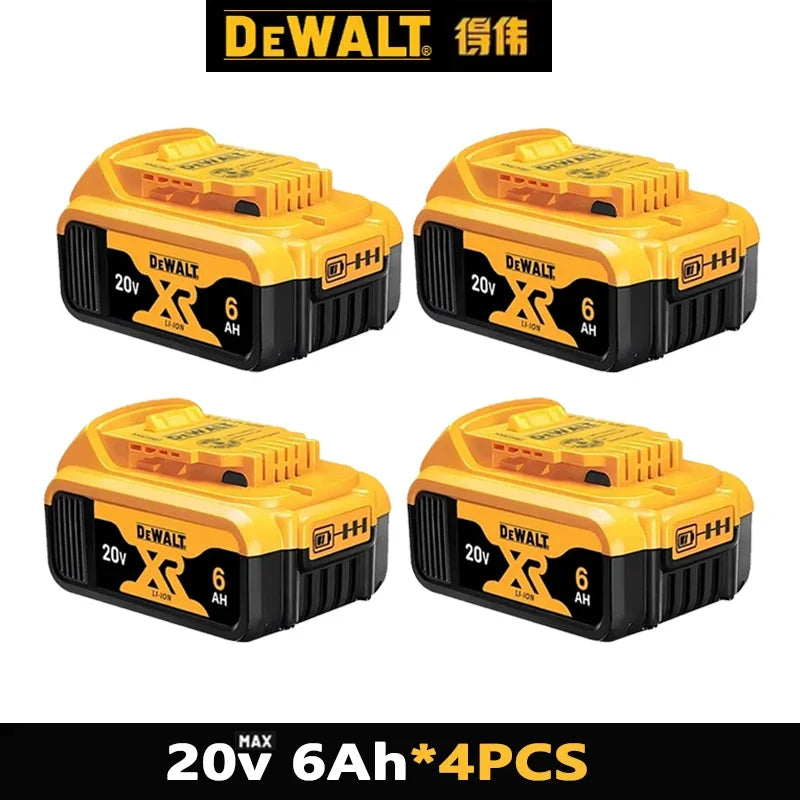 DeWALT 100% Original Battery 20V/60V 6Ah 9Ah MAX FlexVolt for DCB606 DCB205 DCB206 DCB209 DCB182 Power Tool with Charger
