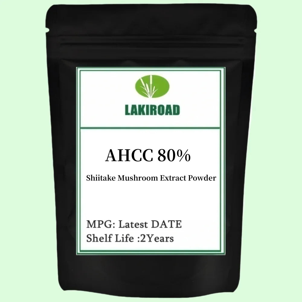Immune Support Bulk 80% AHCC Shiita ke EXtract Powder Factory Customized Multilayer Bags Packaging Global rapid transportation