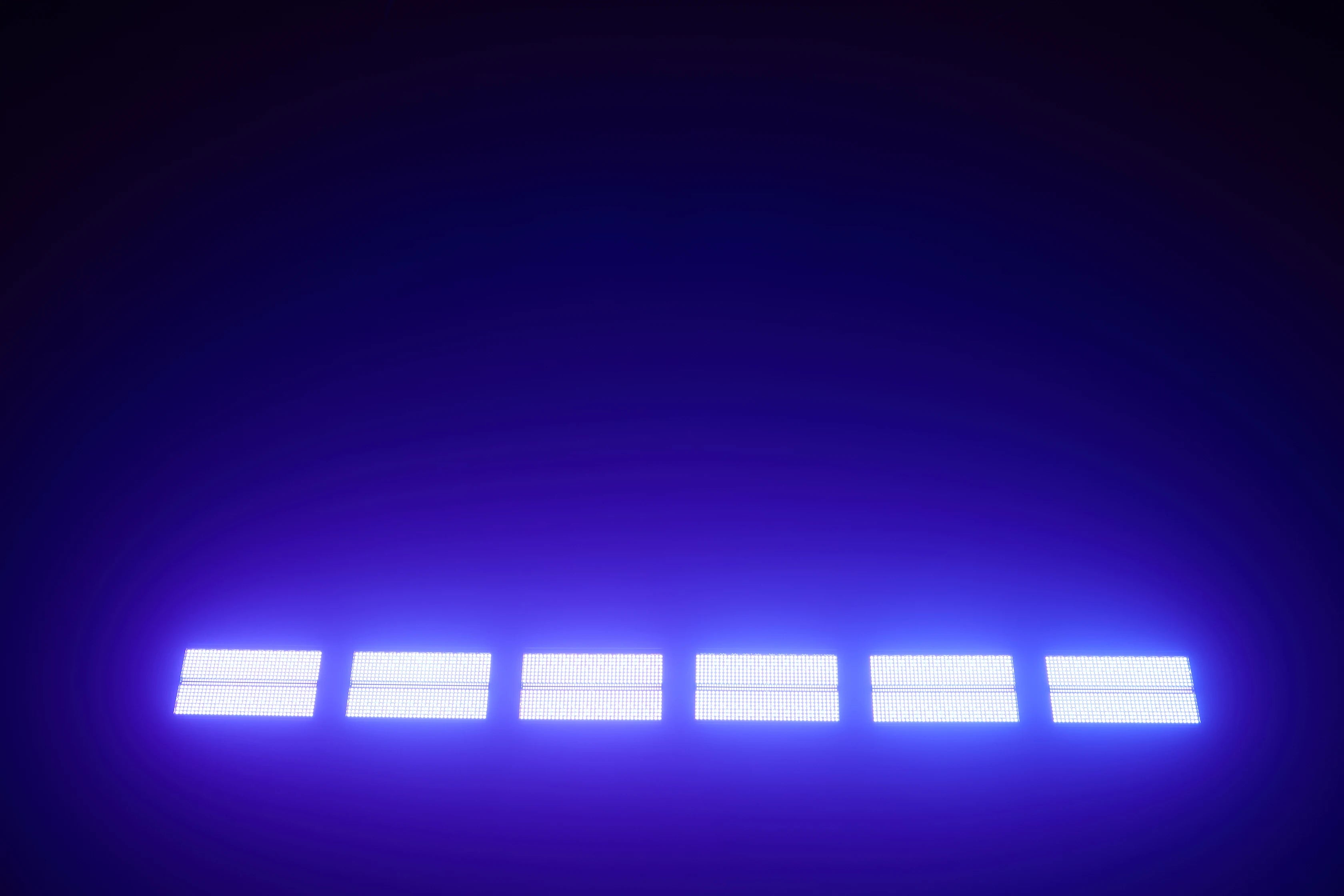 2PCS 250W RGBW LED 4in1 48 Partition Strobe Stage Light DMX512 Super Bright Wash Effect for KTV DJ Events Performances Lighting