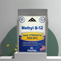Vitamin B12 5000 MCG Patches - Brain Heart Support, Memory Learning Boost, Natural Energy Enhancer - 30 Patches