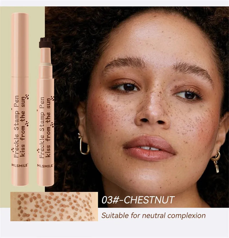 Tidesmit waterproof fake freckles pen for natural dot spot makeup on all skin tones