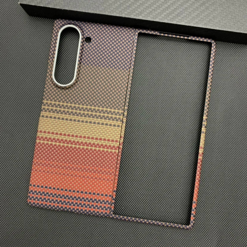Samsung Z Fold 6 Aramid Fiber Case - Military-Grade Slim Magnetic Cover Tidesmit