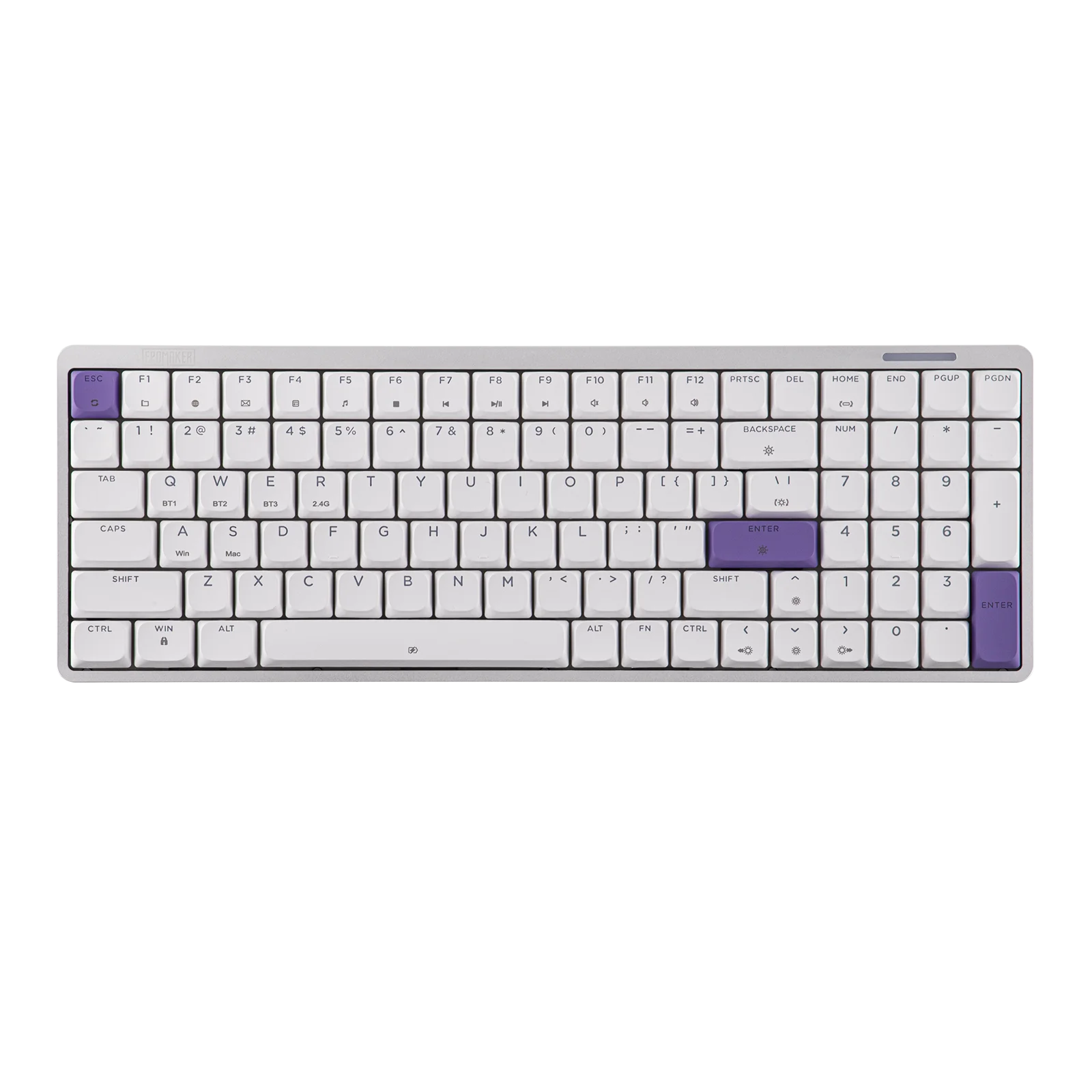 EPOMAKER LUMA100 Anodized Aluminum Mechanical Keyboard 96% QWERTY ANSI US Tri-Mode Wireless 3000mAh Battery