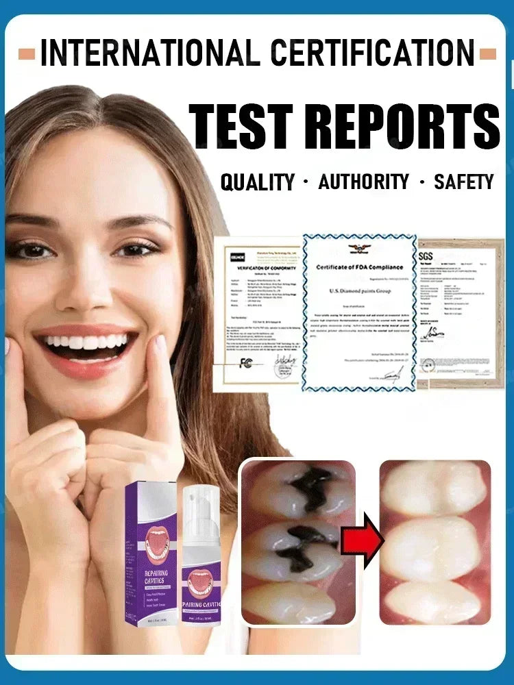 Tidesmit teeth whitening and cavity repair kit for plaque removal and dental enamel protection