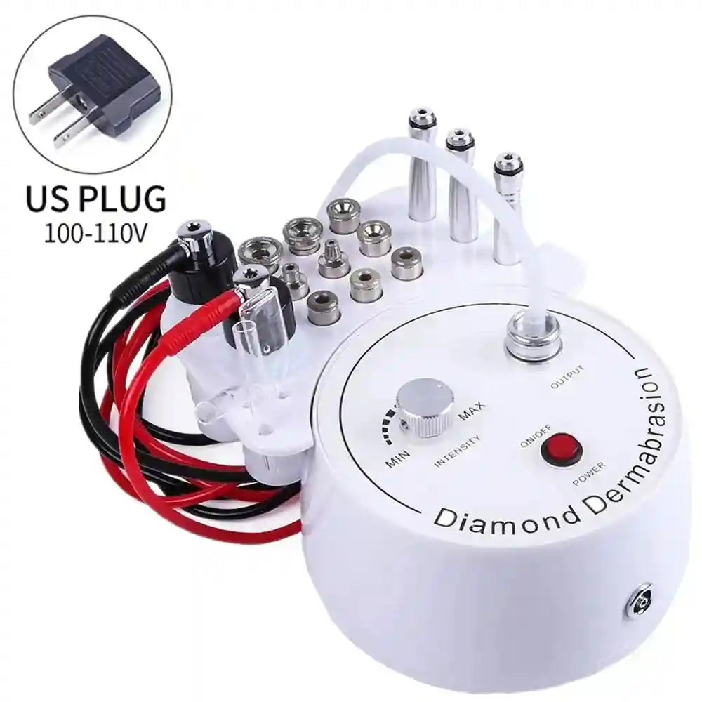 Diamond Microdermabrasion Machine: Professional Facial Exfoliation Tool Eye Massage Instrument US plug Tidesmit