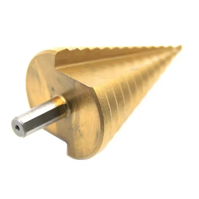 1PCS 4mm-52mm Tungsten Carbide Step Drill Bit Titanium Coated for Metal Steel Wood Multi-Size Hole Hi-Speed CNC Tools with Case
