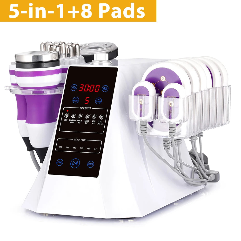 6-in-1 Cavitation Body Slimming & Skin Tightening Device | Tidesmit Body Shaping Massage Equipment 6-IN-1 CN Tidesmit