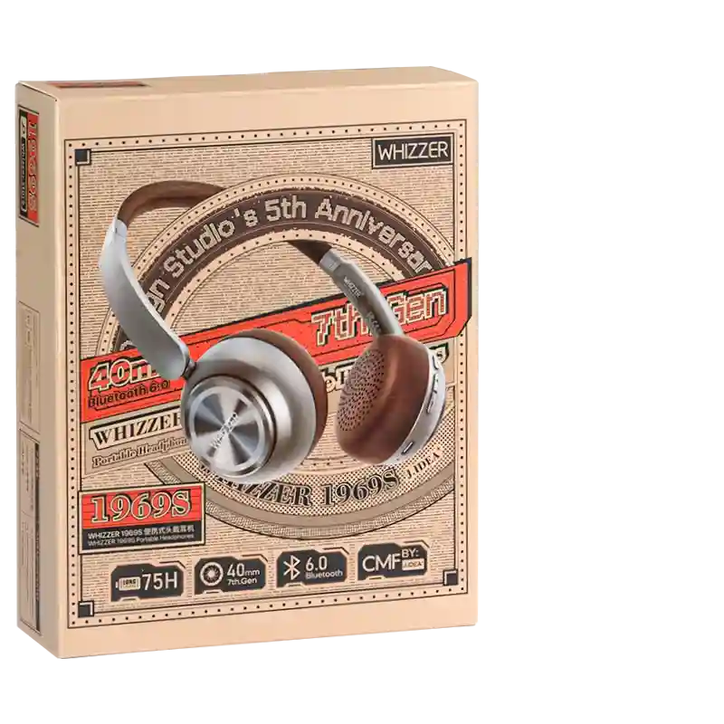 Tidesmit Wireless Headphones: Active Noise Cancellation & Deep Bass Tidesmit