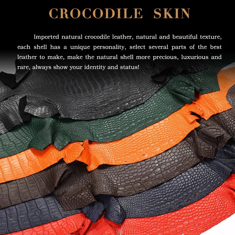 Crocodile Leather iPhone 17 Pro Case – Slim Shock-Absorbing Cover Tidesmit