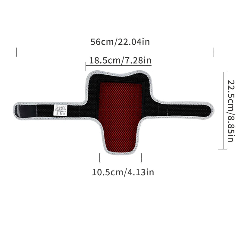 Heated Neck Massager with Red Light Therapy - Portable Muscle Relief Massage Cushion Tidesmit