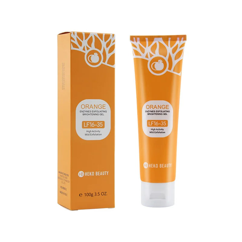 Orange Exfoliating Gel for Face - Brightening Skin Scrub (1-3 Pcs Set) Scrubs Treatments 1pcs Tidesmit