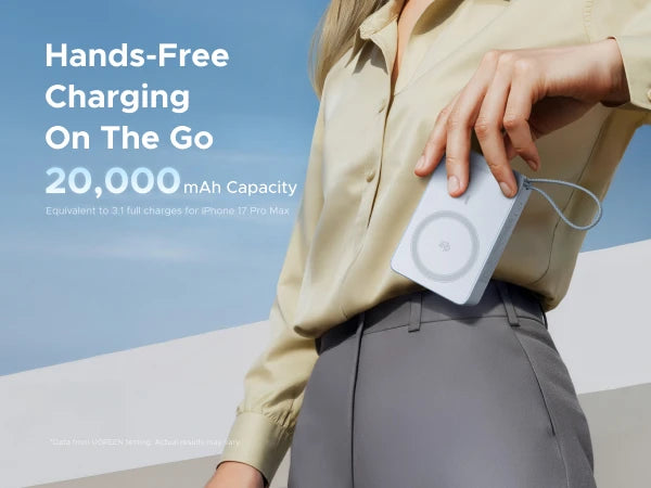 Magnetic 20000mAh Fast Charging Power Bank - PD USB-C Portable Charger Tidesmit