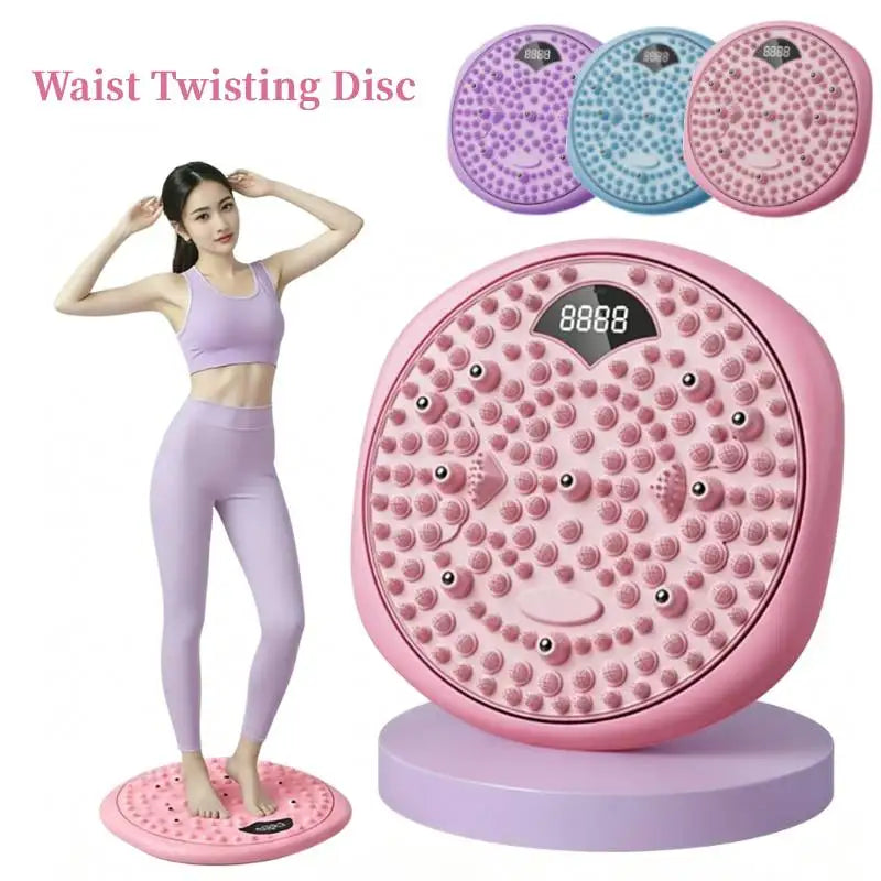 Waist Twisting Disc with Magnetic Foot Massage Therapy - Tidesmit Body Shaping Massage Equipment Tidesmit