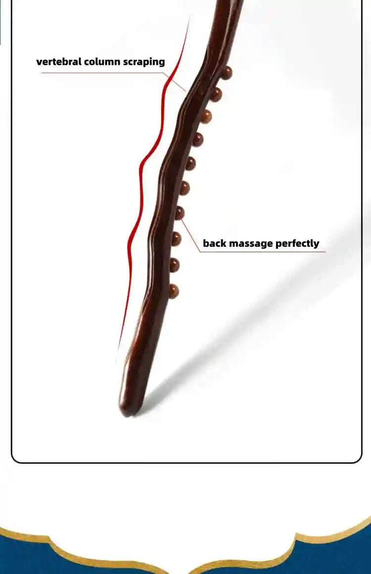 Massage Stick for Back Therapy | Wooden Gua Sha Muscle Relief Roller Massage Roller Tidesmit