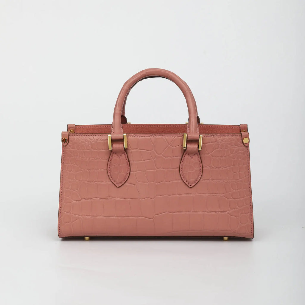 2025 New Designer Matte Crocodile Leather Women Handbag Genuine Leather Lady Tote Bag High Grade Large Capacity Shoulder Bag 45