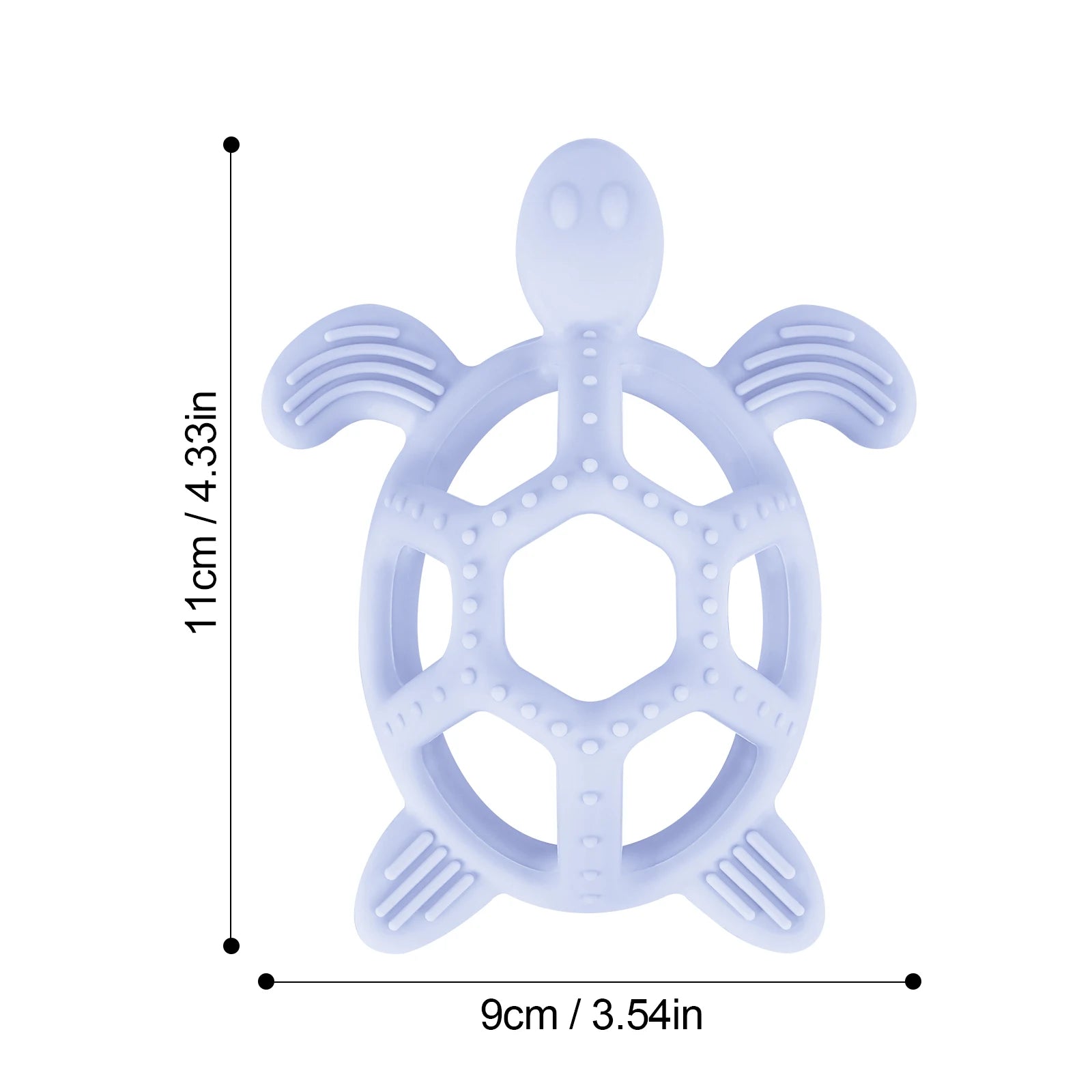 1PC Silicone Baby Teether Toy Minnie Turtle Cartoon Design Silicone Teether Rodent for Teething Relief Baby Teethers Gift