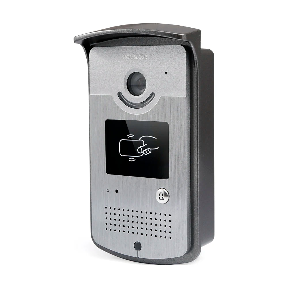 7" Wired Video Door Phone Doorbell Home Security Intercom System 1-In 1-Out RFID Access Control Night Vision Camera