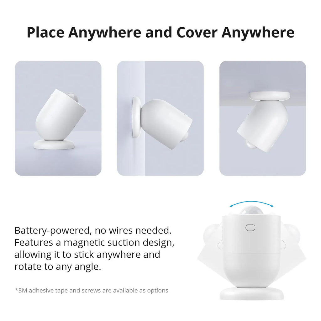 SONOFF SNZB-03P ZigBee Motion Sensor Smart Light Detection Motion Trigger Alarm Work with ZBBridge via EWeLink APP Alexa Google