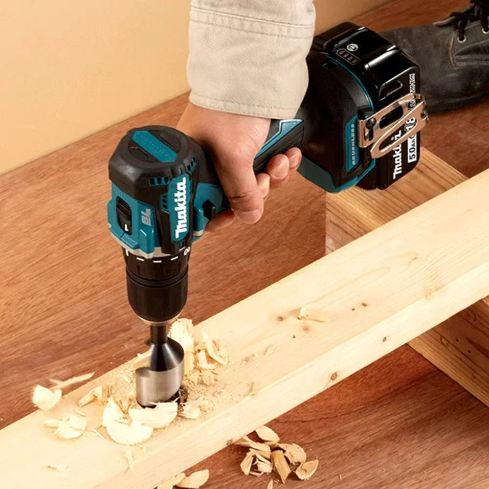 Makita Original. DDF487 Cordless Driver Drill Brushless Electric Impact Screwdriver Rechargeable Power Tool 18V