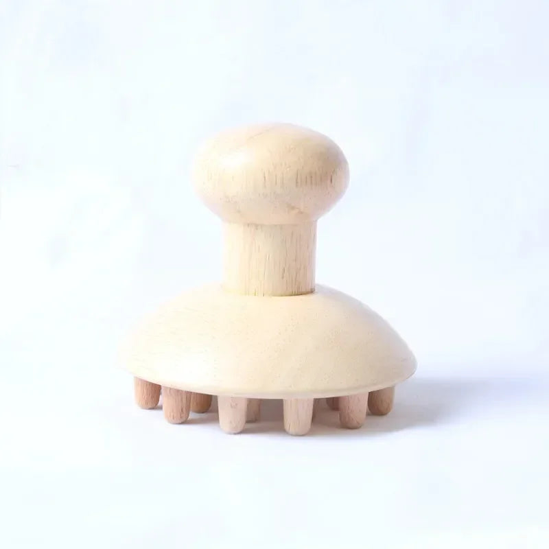 Wood Therapy Massage Roller for Body Contouring and Cellulite Reduction Body Shaping Massage Equipment mushroom Tidesmit