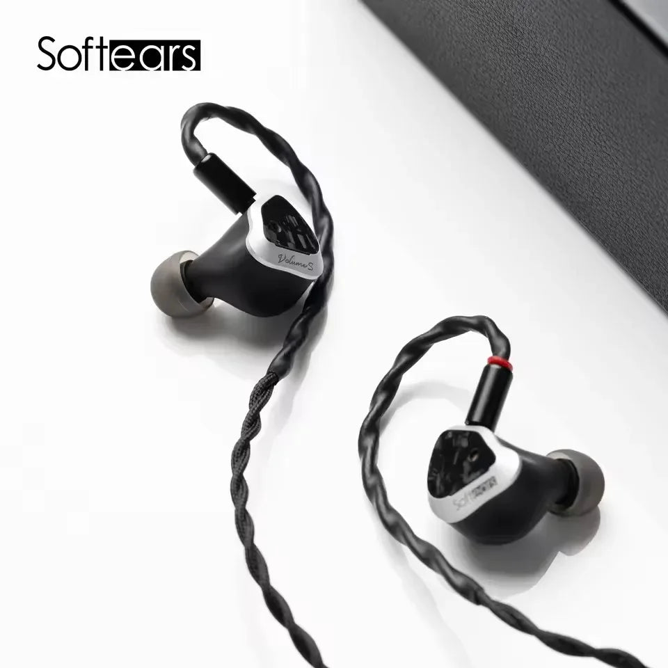 Softears Volume Hybrid Quad-Driver IEMs Black | Tidesmit Tidesmit