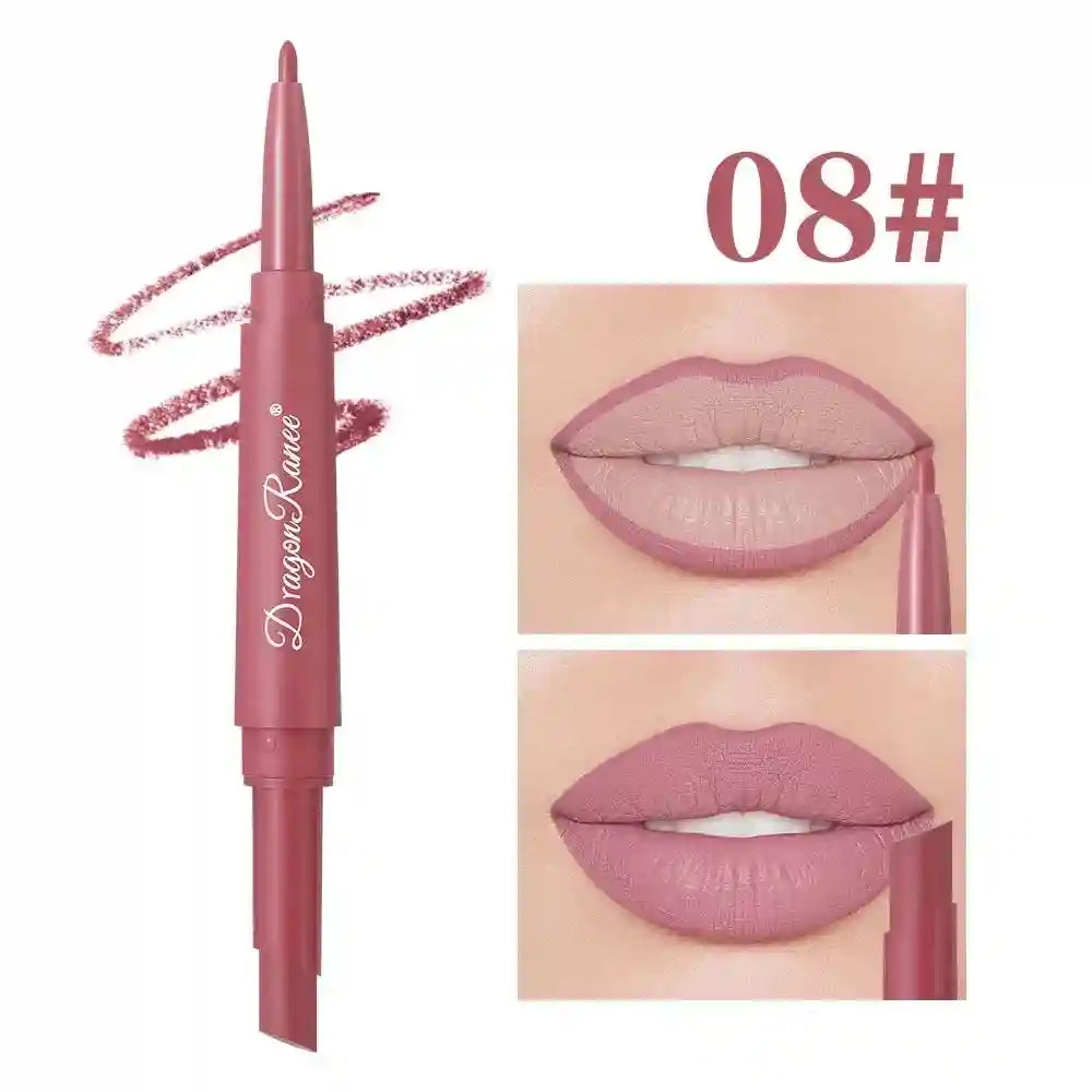 Matte Lip Liner and Lipstick Pen | Waterproof Long Lasting 2-in-1 Lip Care Tidesmit